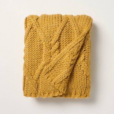 Cable Knit Throw Blanket - Hearth & Hand™ with Magnolia