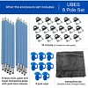 Upper Bounce Trampoline Safety Enclosure Set including Trampoline Net - Fits Round Trampoline Frame - 2 of 4