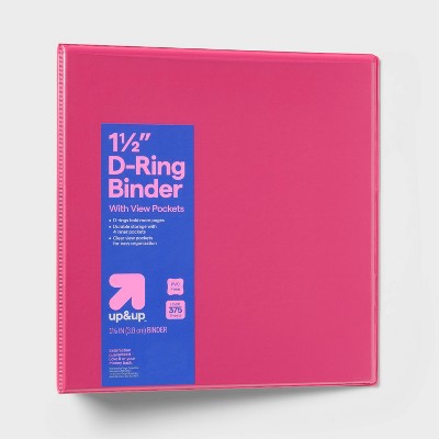 1.5" 3 Ring Binder Clear View - up&up™