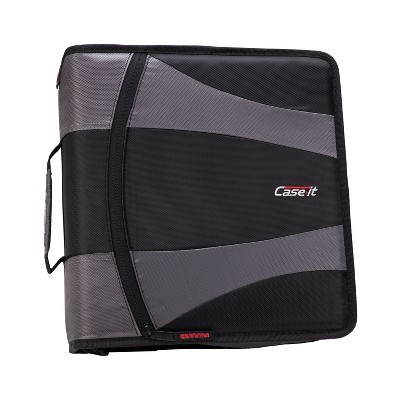 Case-it The Dual 2.0 Zipper Binder Backpack - 5 File Folder - 800 Sheet Capacity - Comes with Shoulder Strap