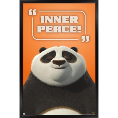 Trends International Kung Fu Panda 4 - Inner Peace Framed Wall Poster Prints