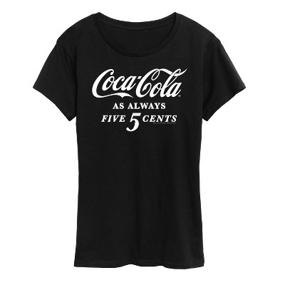 Women's - Coca-Cola - As Always Five Cents Short Sleeve Graphic T-Shirt
