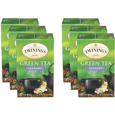 Twinings Green Tea with Jasmine - Case of 6 - 20 Bags