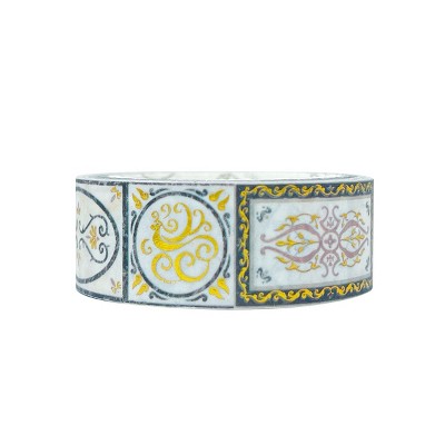Wrapables Poetic Picturesque Gold Foil Washi Masking Tape, 15mm x 5M