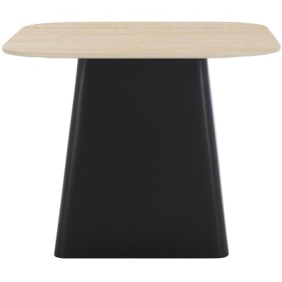 Fedo Porcelain Side Table - ACC2905A - Beige/Black - Safavieh