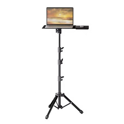 Projector Stand - Adjustable Height 22 to 63 Inches, Tripod for Laptop & Projector, Outdoor Movie