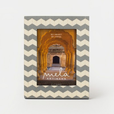 Mela Artisans Inlaya Resin Photo Frame 5x7