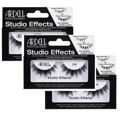 Ardell Professional Studio Effects Custom Layered Lashes - 230 #66480 - (Pack of 3)