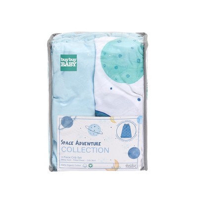 buybuy BABY by Evolur Zoo Love 3-Piece Crib Set