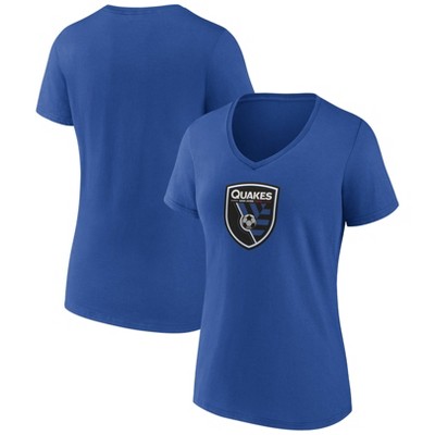 MLS San Jose Earthquakes Women's V-Neck T-Shirt