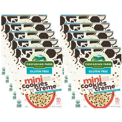 Cascadian Farm Mini Cookies Creme Gluten Free - Case of 10/10.7 oz