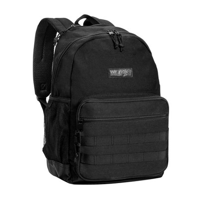Wrangler Backpack for Men and Women, Water Resistant Casual Daypack for Travel, Work School, Laptop Backpack with Notebook Sleeve