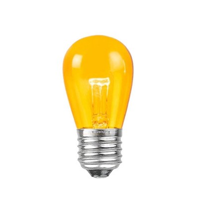 Novelty Lights S14 Edison Hanging Outdoor String Light Replacement Bulbs E26 medium Base 11 Watt