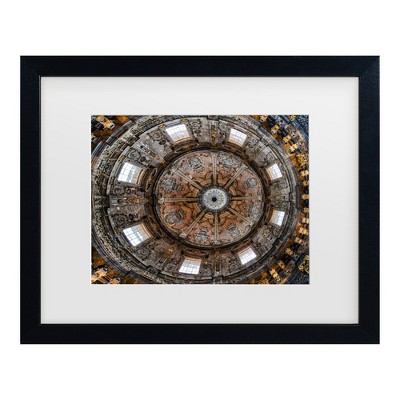 Trademark Fine Art - Jois Domont Vault In Perspective Matted Framed Art