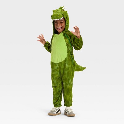 Kids' Dinosaur Halloween Costume Jumpsuit - Hyde and EEK! Boutique™ Green