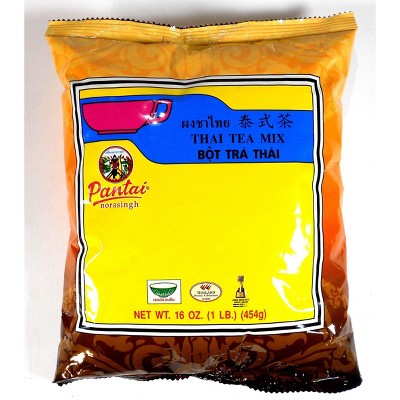 Pantai Thai Tea Leaves Mix (Pantai Norasing) 16 Oz.(Pack of 2)