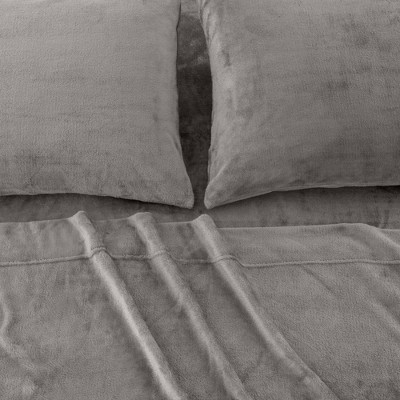 Velvet Plush Solid Sheet Set - Isla Jade