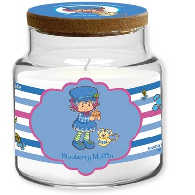 Courtside Market Strawberry Shortcake 18 oz Blueberry Muffin Striped Candle