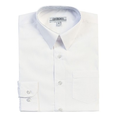 Gioberti Boy's Long Sleeve Dress Shirt