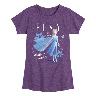 Girls' - Frozen 2 -  Fitted Short Sleeve Graphic T-Shirt