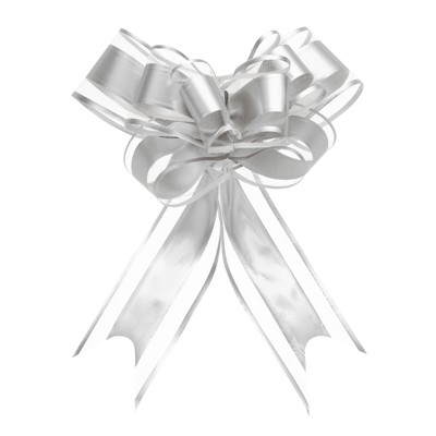 Unique Bargains Large Pull Bow Gift Wrapping Organza Ribbon for Wedding 10 Pcs