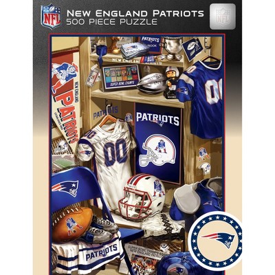 MasterPieces 500 Piece Puzzle - New England Patriots Locker Room - 15"x21"