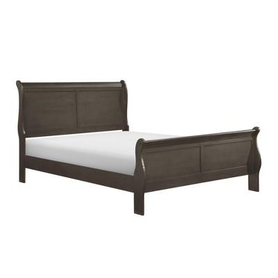 Full Size Platform Bed with Headboard for Bedroom