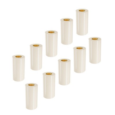 GSE 10 Pieces 12mm/13mm Billiard Pool Tips, Soft/Hard Screw-on Tips Replacement or White Pool Cue Stick Nylon Ferrules Replacement