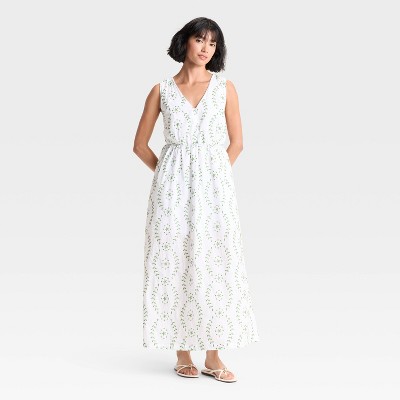 Women's Maxi Open Back Sundress - A New Day™