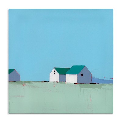 Stupell Industries Palmer Farm in Muted Blues Canvas Art