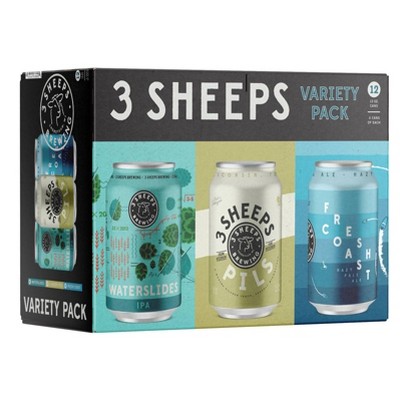 3 Sheeps Brewing Variety Pack - 12pk/12 fl oz Cans