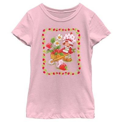 Girl's Strawberry Shortcake Berry Wagon T-Shirt