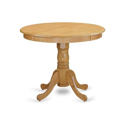 HomeStock 36 Inch Pedestal Round Dining Table
