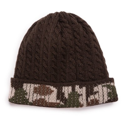MUK LUKS Men's Cable Cuff Cap