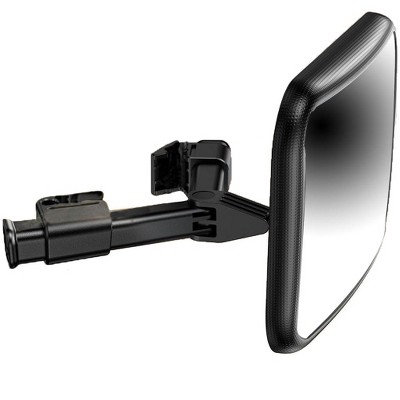 Itopfox Baby Car Mirror for Backseat - Safest Triangle Hook Clip, Acrylic Car Seat Mirror Rear Facing, 360° Rotation & Wide Clear View, Quick Install