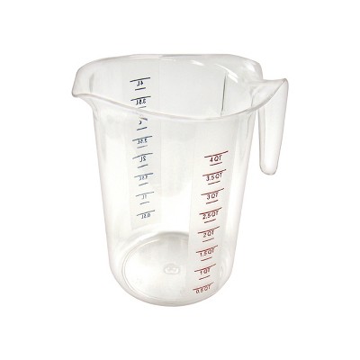Winco Measuring Cup with Color Graduations, Polycarbonate