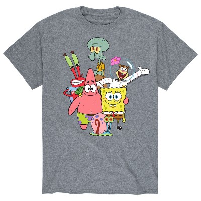 Men's - SpongeBob SquarePants - Bikini Bottom Characters Short Sleeve Graphic T-Shirt