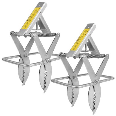 iMountek "2PCS Reusable Mole Traps, Scissor Gopher Rodent Control, Solid Metal for Lawn, Garden & Yard" Silver