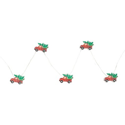 Northlight LED Micro Hauling Truck Christmas Lights - 12" Silver Wire - 20ct