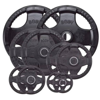 Body-Solid Olympic Rubber Grip Weight Set 175lbs