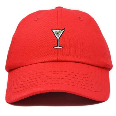 Dalix Martini Embroidered Cap Cotton Baseball Cute Cool Dad Hat Womens