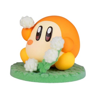 Little Buddy LLC Kirby Fluffy Puffy Play In The Flowers Mini Figure | Waddle Dee Ver. C