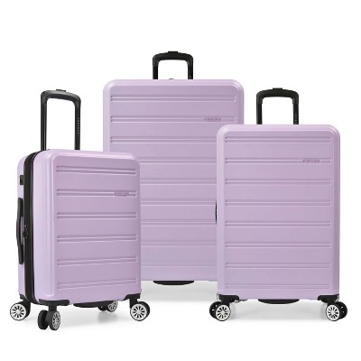 Travel Select Snow Creek Matte Hardside Spinner Luggage Set with USB Port