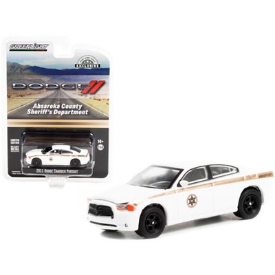 2011 Dodge Charger Pursuit White "Absaroka County Sheriff's Department" "Hobby Exclusive" 1/64 Diecast Model Car by Greenlight
