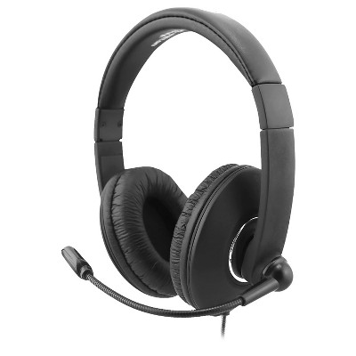 HamiltonBuhl® Smart-Trek Mini Headset with In-Line Volume Control and 3.5mm TRRS Plug