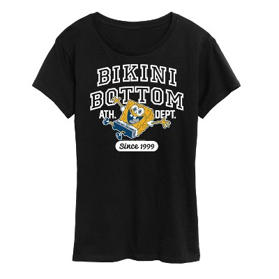 Women's - Spongebob Squarepants - Bikini Bottom Ath Dept Short Sleeve Graphic T-Shirt