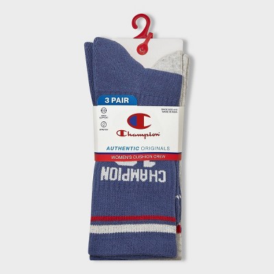 Champion Women's Nineteen 3pk Crew Socks