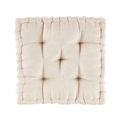 20"x20" Oversize Diah Poly Chenille Square Floor Pillow - Intelligent Design