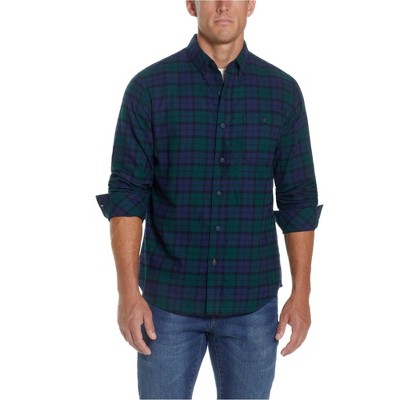 Weatherproof Mens Flannel Button Up Shirt