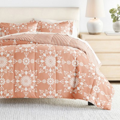 7PC Bedding Bundle, Patterned Comforter and Solid Sheet Set - Becky Cameron